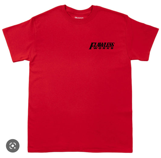 Red Flawless Works T-Shirt