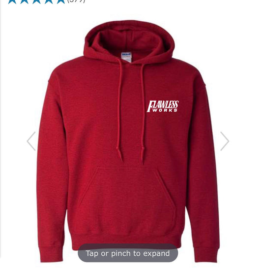 Red Flawless Works Hoodie