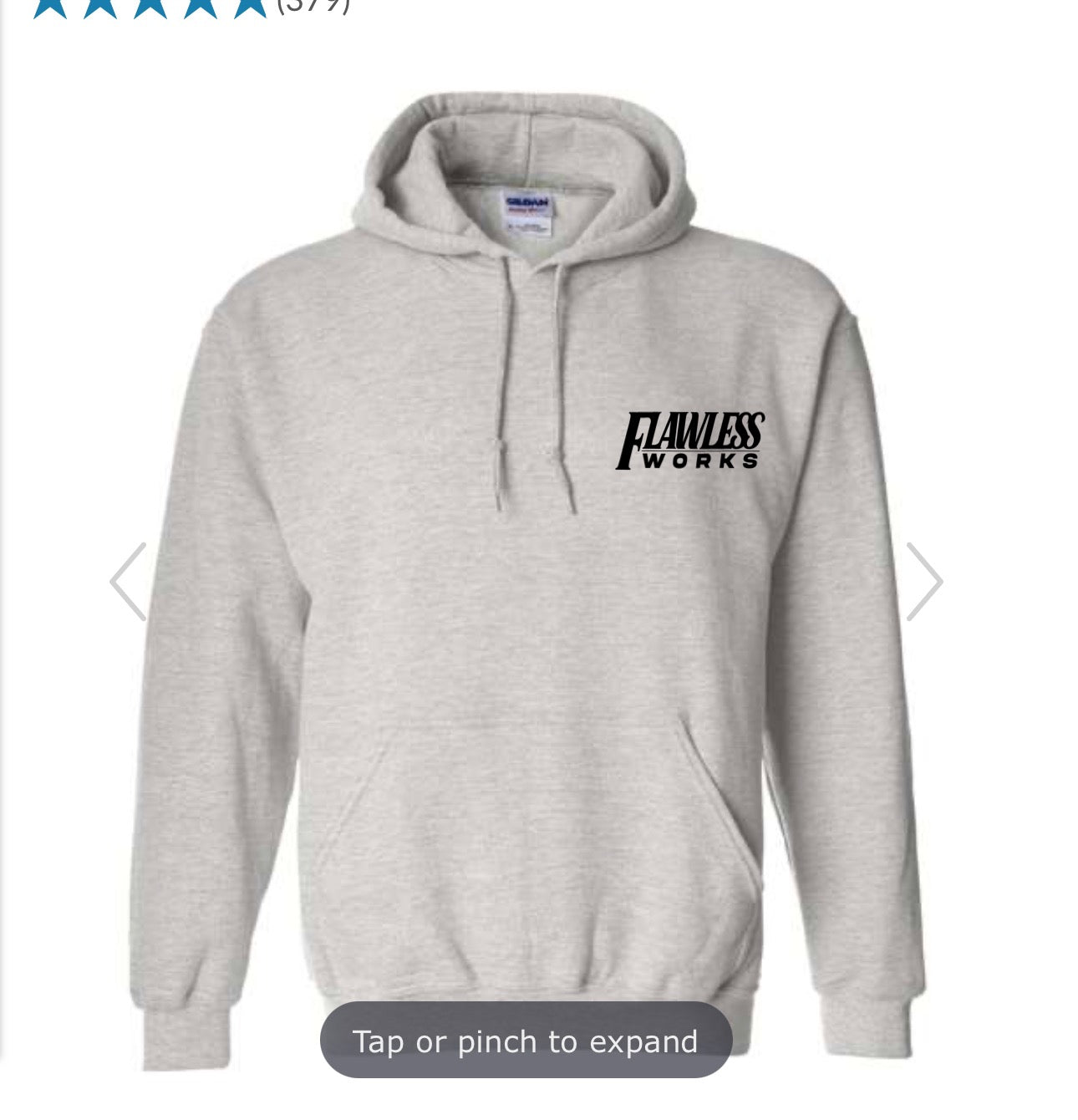 Gray Flawless Works Hoodie