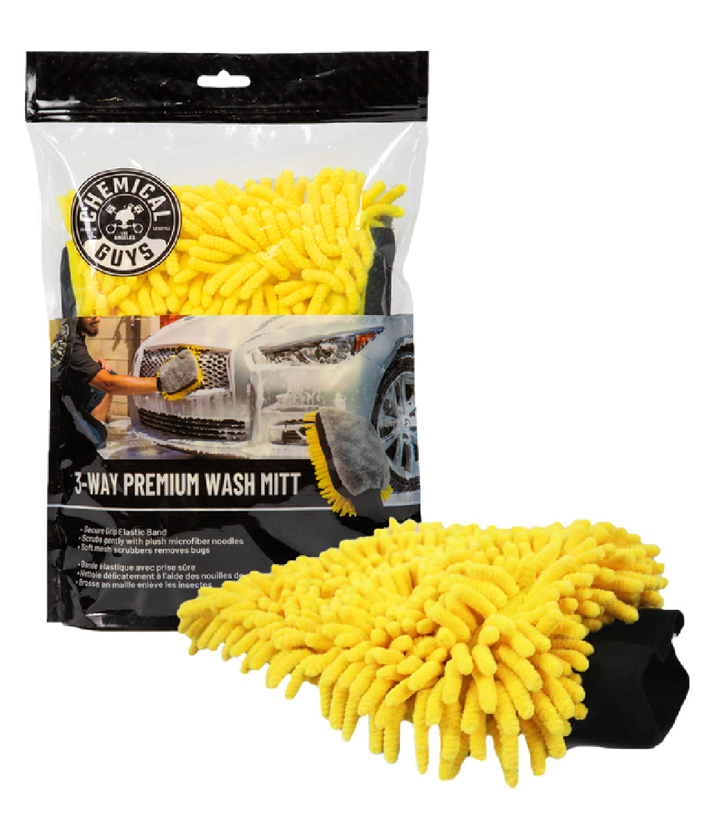 Chemical Guys Three-Way Premium Microfiber Wash Mitt